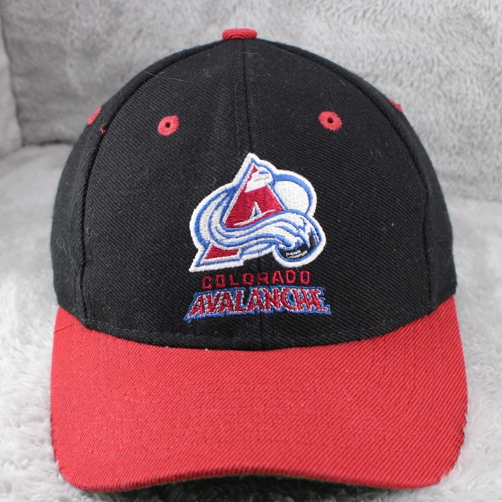 Colorado Avalanche Hat Cap‎ Adult Black Dome Snapback Vintage Twins Enterprise